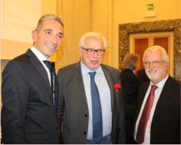Emilio Petrini Mansi della Fontanazza con Sen. Lucio Barani e Avv. Prof. Raffaello Cecchetti